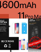 PINZHENG Real High Capacity Battery For iPhone X XR XS Max 12 13 Mini Pro Max 11 Pro Max Replacement Bateria Warranty One Year