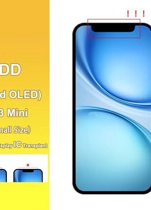 DD OLED Display LCD Per iPhone 12 13 14 15 16 16e Pro Max Plus Mini Display LCD Touch Screen Digitizer Assembly sostituzione