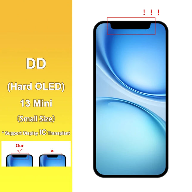 DD OLED Display LCD Per iPhone 12 13 14 15 16 16e Pro Max Plus Mini Display LCD Touch Screen Digitizer Assembly sostituzione