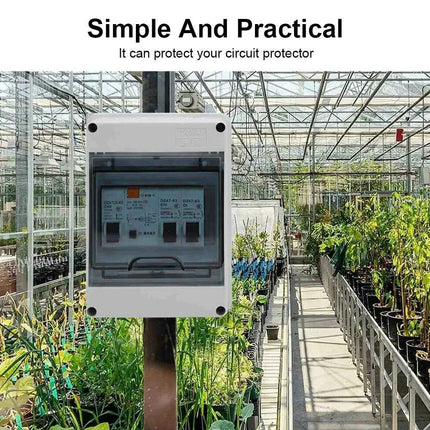 Outdoor Waterproof Electrical Distribution Box ABS Plastic Junction Wire Box 5/8/12/18/24 Ways MCB Box