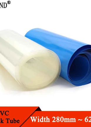 1M di Larghezza 280mm ~ 625mm 18650 Batteria Al Litio Tubo Termoretraibile Copertura Della Pelle PVC Pellicola Termoretraibile Maniche Guaina Isolante