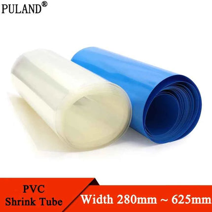 1M di Larghezza 280mm ~ 625mm 18650 Batteria Al Litio Tubo Termoretraibile Copertura Della Pelle PVC Pellicola Termoretraibile Maniche Guaina Isolante