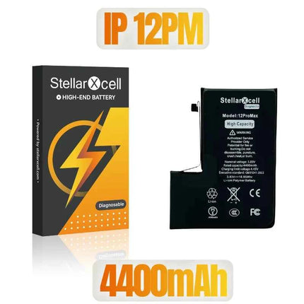 StellarXcell Diagnostic Battery show genuine part no pop up message for iphone 12mini 13Pro 14Plus 15Promax battery replacement