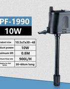 Fish tank submersible pump Built-in filter pump Oxygen wave aquarium filter matching pump