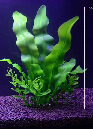 Artificial Aquarium Decor Plants Water Weeds Ornament Aquatic Fish Tank Simulation Grass Flower Decoration Accessories