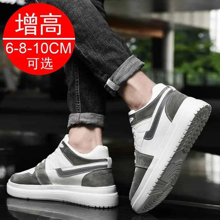 2025 Scarpe da ascensore da uomo scarpe da ginnastica rialzate da uomo 6 cm 8 cm scarpe traspiranti con altezza maggiorata per scarpe sportive da uomo