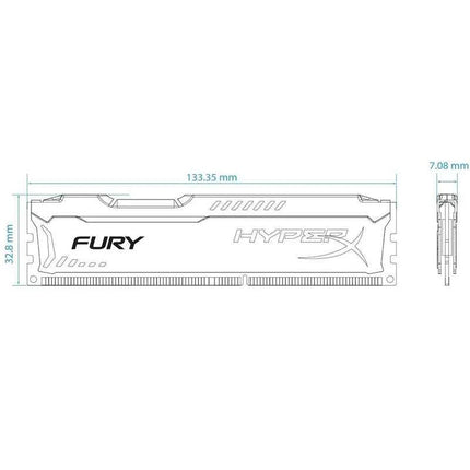 Memoria RAM DDR3 8GB 2x4GB 16GB (2x8GB) Kit 1866MHz 1600MHz 1333MHz Desktop RAM 240Pins 1.5V DIMM Fury PC Memory Module