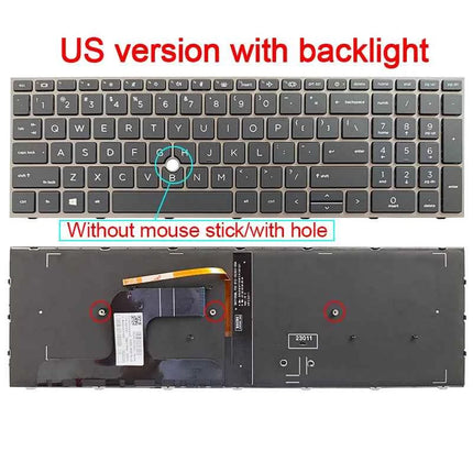 US/BR Backlit keyboard for HP Zbook Fury 15 G7 G8 C13C-5 Zbook Fury 17 G7 G8 ZBOOK Fury 17.3 inch G7/G8 HSN-C13C-7 laptop