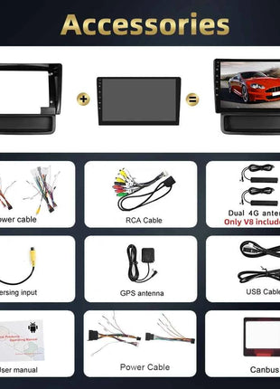 Podofo 10.1'' 8Core Car Audio For Renault Trafic 2010-2014/ Opel Vivaro/Nissan Primastar Carplay Android Auto Qualcomm DSP RDS