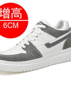 2025 Men's Elevator Shoes Men's Raised Sneakers 6cm 8cm Breathable Heightening Shoes for Men's Sports Shoes