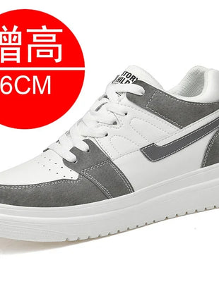 2025 Men's Elevator Shoes Men's Raised Sneakers 6cm 8cm Breathable Heightening Shoes for Men's Sports Shoes
