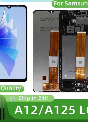 6.5 "IPS Per Samsung Galaxy A12 LCD SM-A125F SM-A125M Display Touch Screen di Ricambio Per Samsung A125 Display SM-A125U