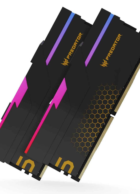 ACER PREDATOR  RGB DDR5 RAM Memory 32GB(2x16GB) 6000MHz, CL28, Gaming Computer Memory Compatible with XMP 3.0/AMD EXPO