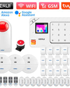 KERUI W181 Wireless WiFi GSM Burglar Alarms Home Alarm System 433MHZ Tuya Smart Life App for Home Security Protection Alexa