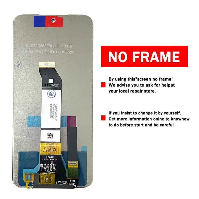 6.5 "Schermo Per Xiaomi Redmi Nota 10T Note10 5G LCD M2103K19I M2103K19G Display Dello Schermo Touch Digitizer Assembly Nota 11SE LCD