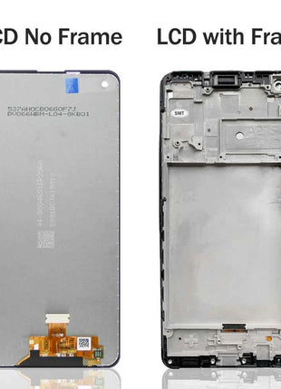 Schermo da 6,5 "A21S con cornice per pantalla Samsung Galaxy A21S A217F Display LCD Touch Screen Digitizer Sostituzione