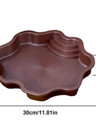 Turtle Pool Large Reptile Turtle Bathing Tub Feeding Bowl Lizards Habitat With Ramp Tortoise Feeder Bowl for Small Geckos Turtle
