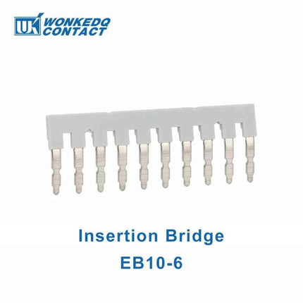 10Pcs UK 2.5 Terminal Block UK2.5B Screw Connection Connect Strip 2.5B 2.5mm² Cable Electrical Din Rail Wire Connector