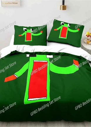 Cartoon Funny Play Unspeak.able Comfortable Duvet Quilt Cover Pillowcase Bedding Set Children Bedroom Decoration Home Textile