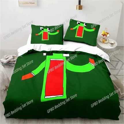 Cartoon Funny Play Unspeak.able Comfortable Duvet Quilt Cover Pillowcase Bedding Set Children Bedroom Decoration Home Textile