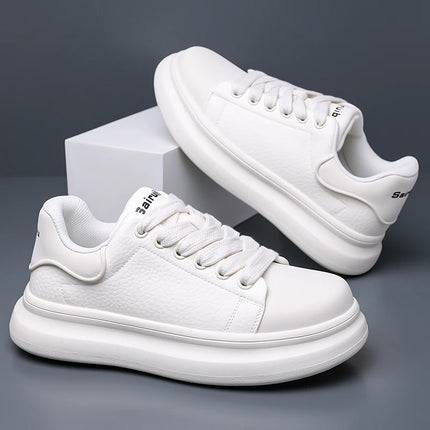 Nuove Scarpe Casual alla Moda con Lacci, Comode Sneakers Vulcanizzate, Scarpe da Skateboard per Uomo, Calzature da Passeggio Stile Street