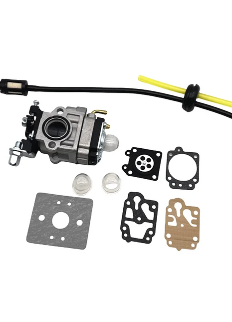 Kit carburatore da 15 mm per decespugliatore 43cc 49cc 52cc con tubo di tenuta candela filtro benzina per motore 40-5 44-5