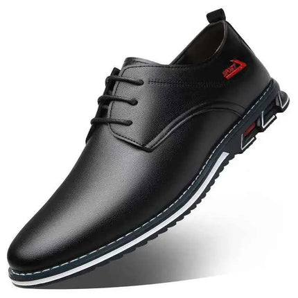 Fashion Black Dress Shoes Mens Business Leather Oxford Social Luxury Shoes Prom Casual Footwear big size 48 49 50 51 52 53