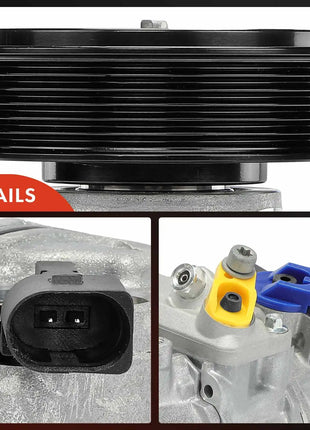Compressore climatizzatore Frankberg 1x per Audi A4 8K2 8KH 8K5 A5 8T3 8F7 A6 1.8L 2.0L 4G0260805D 8K0260805M DCP32061