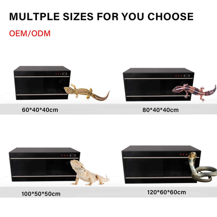 90*45*45 cm Wholesale PVC Reptile Terrarium Cage for Lizard Python Bearded Dragon,support Customized PVC Enclosure