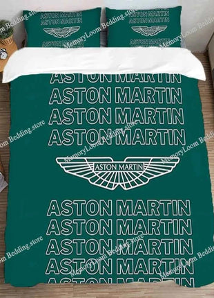 Single Double Large Size Queen Bed Comforter Sets A-Aston Martin Aramco Formula One TeamS Bedding Decorations Quilt Cover Set