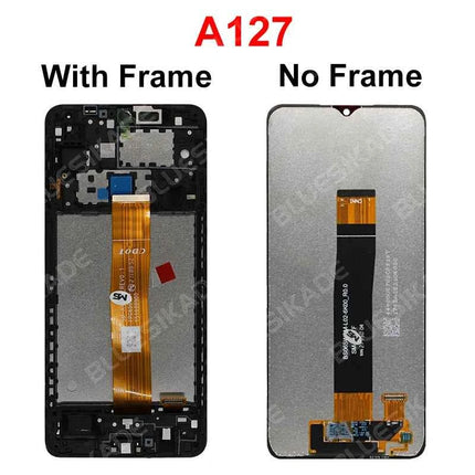 Display OLED da 6,5 pollici per Samsung Galaxy A12 Nacho LCD A127, Schermo Touch A12 LCD A125, Ricambi Display A02 A022
