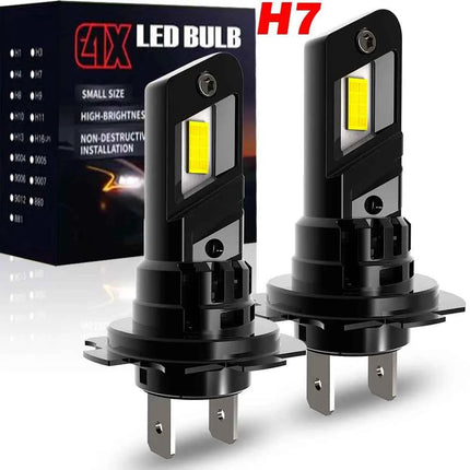 2pcs H7 PX26d Led Headlight Canbus Car Bulb Bright Moto Fog Light Auto Turbo Diode Lamp 12v 55w For Skoda Octavia 2 3 2006~2025