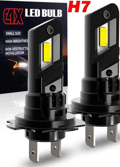 2pcs H7 PX26d Led Headlight Canbus Car Bulb Bright Moto Fog Light Auto Turbo Diode Lamp 12v 55w For Skoda Octavia 2 3 2006~2025