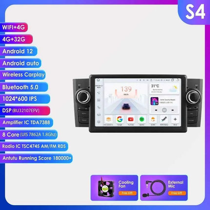 Android Car Radio For FIAT Grande Punto Linea 2007-2012 Multimedia Video Player Navigation stereo GPS Carplay Octa Core 7862