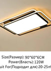 Black 90x60CM / Dimmable with remote