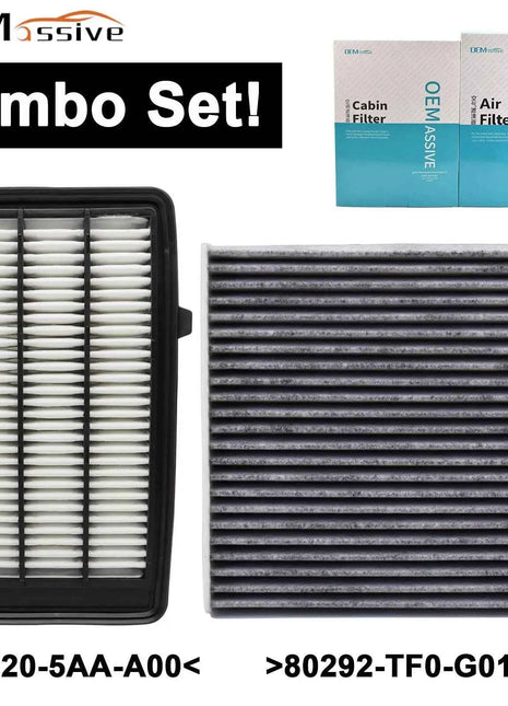 Set combinato di filtri aria motore e abitacolo per Honda CR-V Civic 1.5 Turbo 2016-2020 Filtro antipolline 17220-5AA-A00 80292-TF0-G01