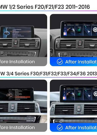 Junsun 1920*720 Wireless Carplay Android Auto Multimedia Car Radio For BMW 1 2 3 4 Series F20 F21 F22 F30 F31 F32 F33 F34 F36