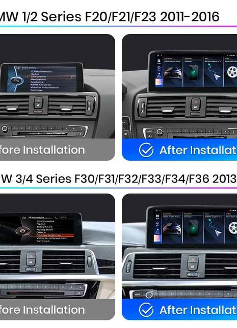 Junsun 1920*720 Wireless Carplay Android Auto Multimedia Car Radio For BMW 1 2 3 4 Series F20 F21 F22 F30 F31 F32 F33 F34 F36