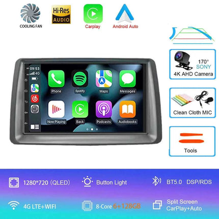 7" Car Radio Android 16 For FIAT Panda 2003 2004 2005 2006 2007 -2012 Stereo Multimedia Player Navigation Autoradio Carplay Auto