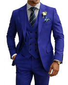 Abito Uomo 3 Pezzi Doppio Petto Slim Fit - Tuxedo Matrimonio e Gala