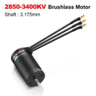 HOBBYWING Brushless Sensorless Combo QUICRUN 2840 2850 Motor 12BL45 G2 45A ESC  Shaft WaterProof For 1/12 1/14 1/16 RC Cars