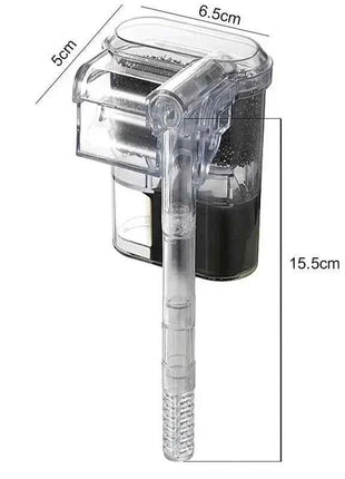 Wall-hanging Filter For Fish Tanks USB plug Mini Aquarium Filter Pump 250H/L Suitable For Fish Tanks Below 30cm,2.5W DC 5V