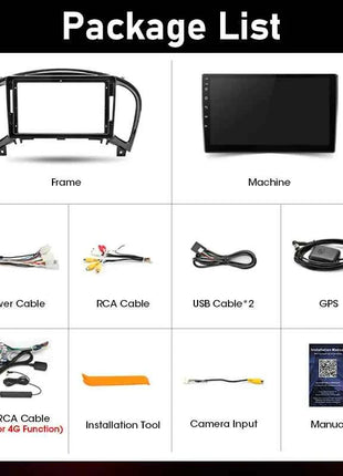 Srnubi Car Radio for Nissan Juke YF15 2010 - 2014 Carplay 4G Multimedia Video Player Navigation GPS WIFI Android Auto Autoradio