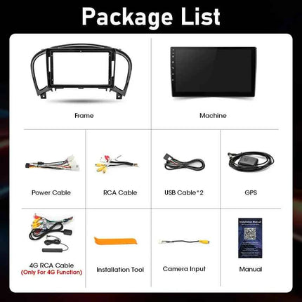 Srnubi Car Radio for Nissan Juke YF15 2010 - 2014 Carplay 4G Multimedia Video Player Navigation GPS WIFI Android Auto Autoradio
