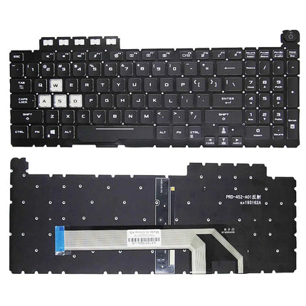 100%New US/RU For Asus FA506H FA506 FX506 FX706L FA706 F15 FA506Q FX506H FX506LI FX506LH English Laptop Backlight Keyboard