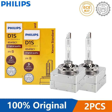 Philips 2pcs D1S D2S D2R D3S D4S Xenon HID Standard Car Head Light 35W 4200K Xenon White Original Bulbs Upgrade Lamps Germany