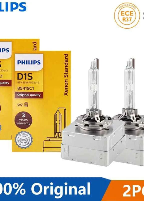 Philips 2pcs D1S D2S D2R D3S D4S Xenon HID Standard Car Head Light 35W 4200K Xenon White Original Bulbs Upgrade Lamps Germany