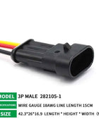 5/20/100sets HID Waterproof Connectors 1/2/3/4/5/6 Pin Car Electrical Wire Connector Plug Truck Harness with 15CM Wire Cable