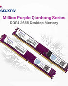 Ram ADATA PC ddr4 Ram 8GB 16GB 2666MHz Or 3200MHz DIMM Desktop Memory Support Motherboard PC4 4G 8G 16G 2666 2400 MHZ