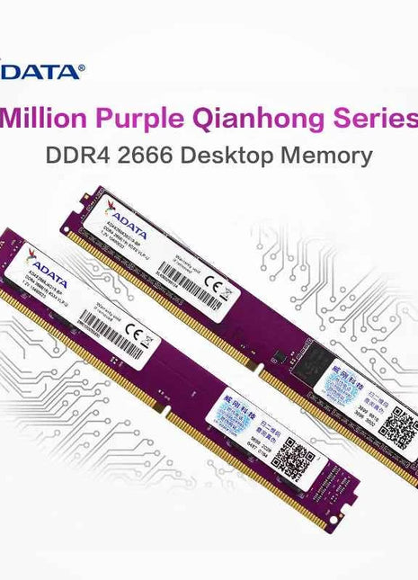 Ram ADATA PC ddr4 Ram 8GB 16GB 2666MHz Or 3200MHz DIMM Desktop Memory Support Motherboard PC4 4G 8G 16G 2666 2400 MHZ